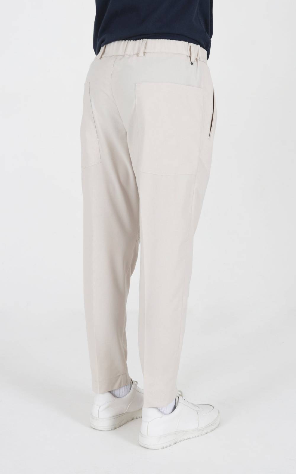 Outfit Italy Pantalaccio in fresco lana con tasche dietro Saldi Di Fabbrica