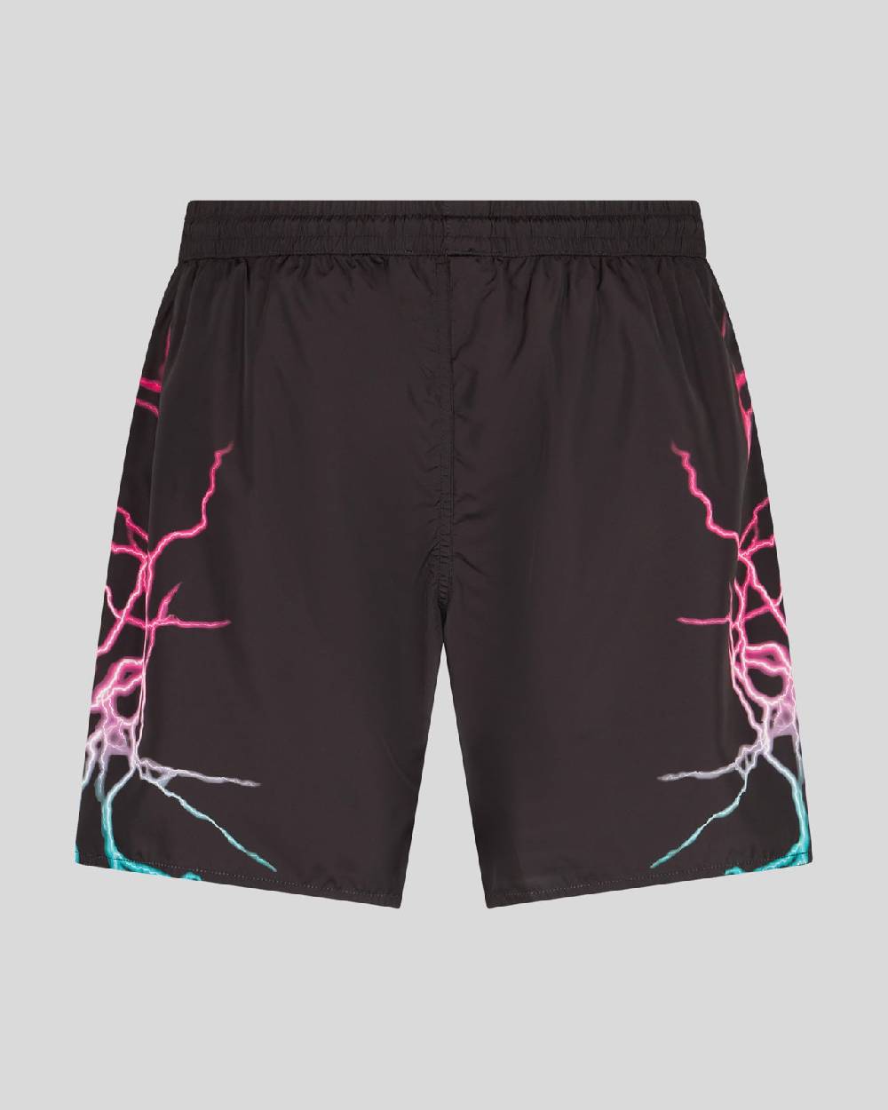 Phobia Archive COSTUME DA BAGNO NERO CON FULMINI BICOLORE ROSA E BLU Only for today