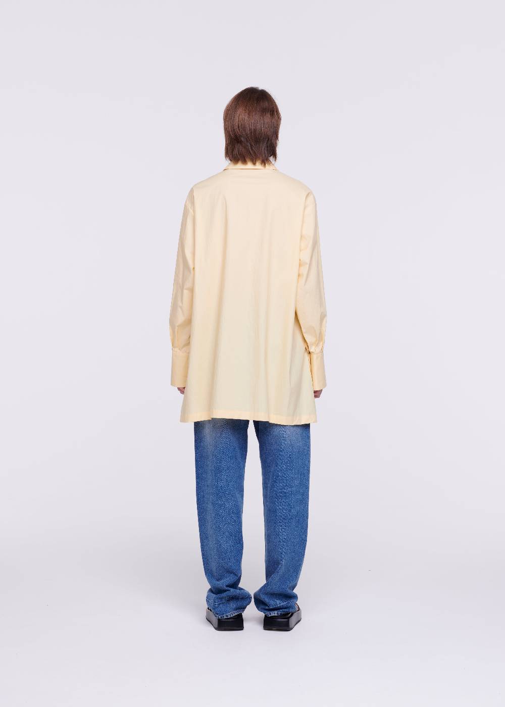 Plan C CAMICIA IN COTONE COLOR ZABAIONE Offerte