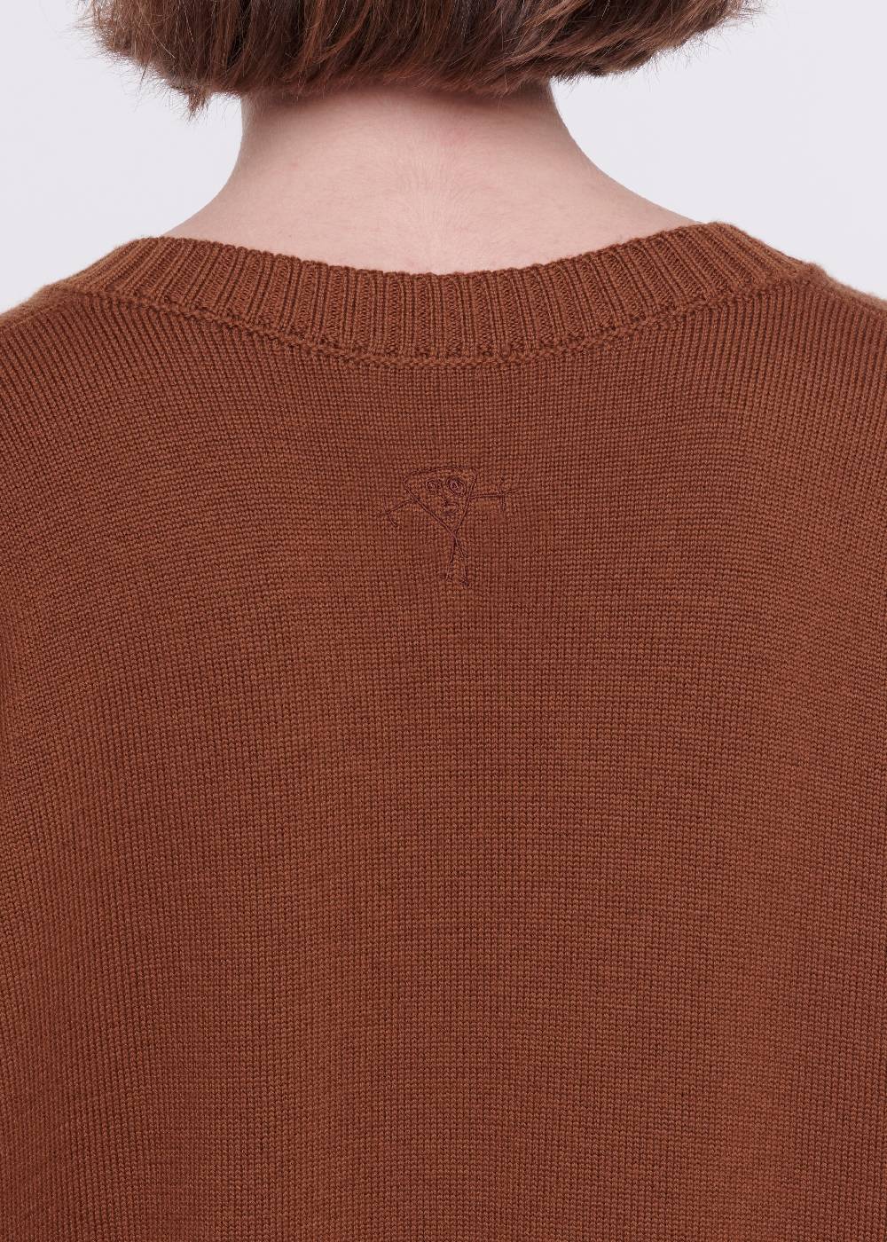 Plan C MAGLIONE CON SCOLLO A V IN LANA MERINO Grande vendita