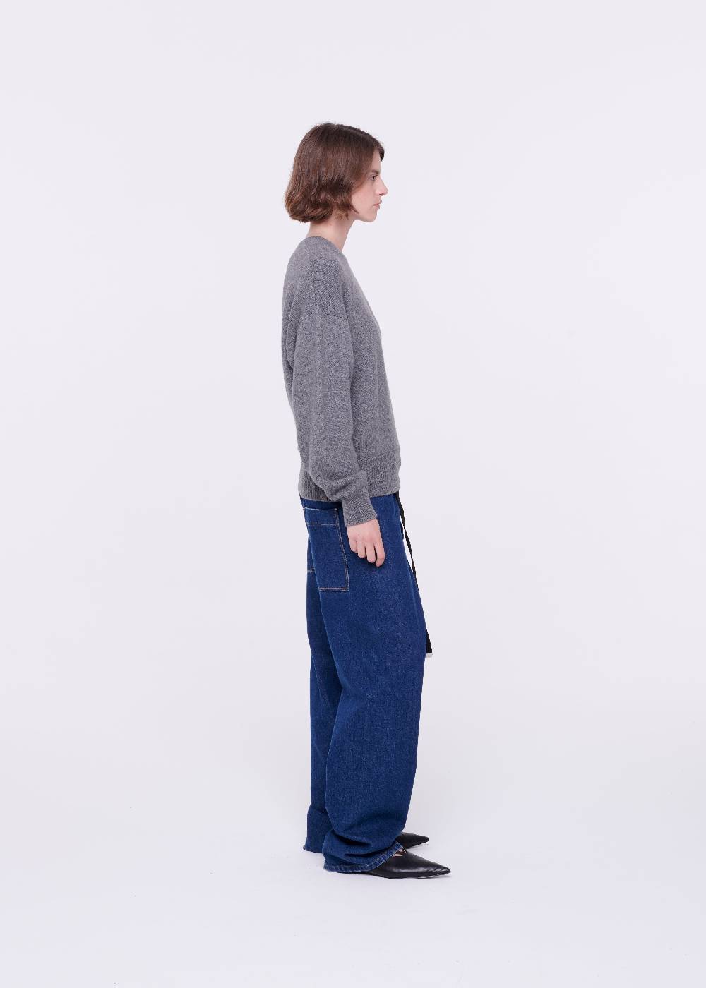 Plan C MAGLIONE GRIGIO IN LANA MERINO Flash Sale