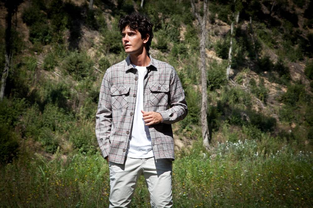 Poggianti Camicia Giacca uomo Oversize VOLTERRA-66F-201-01 Nuova
