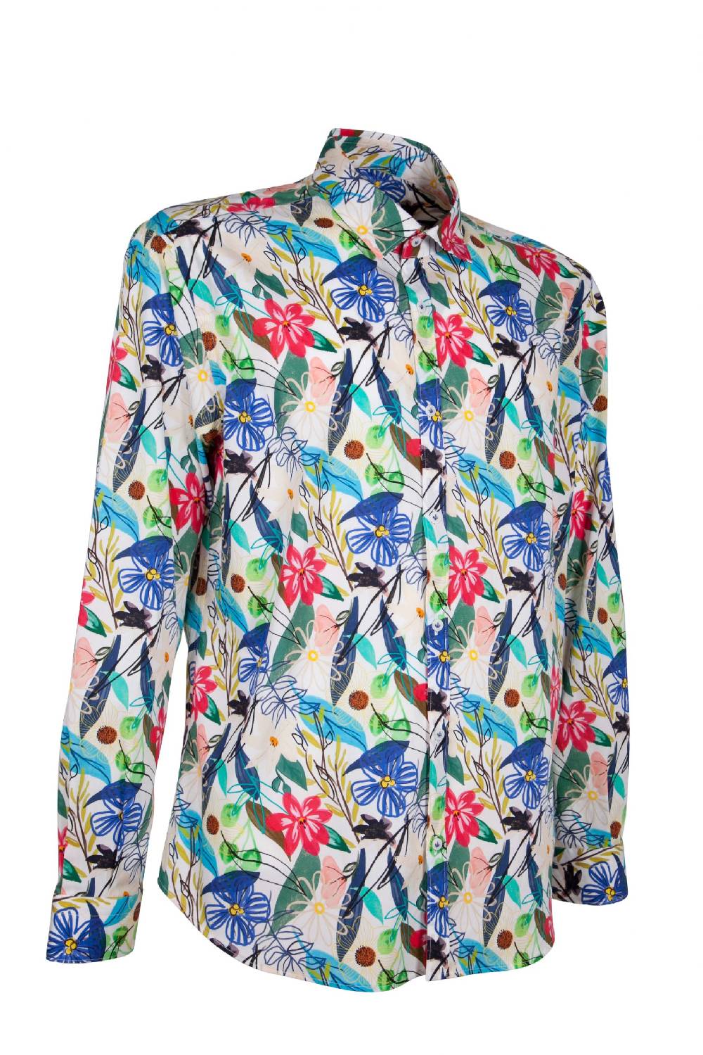 Poggianti Camicia Fantasia PISA-73F-740 Offerta per la Festa della Mamma