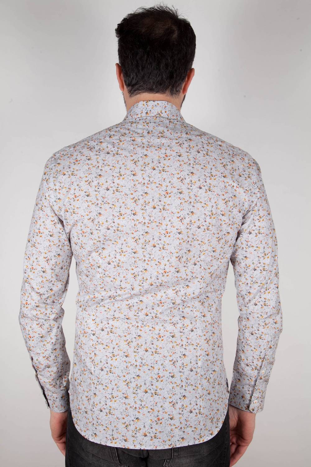 Poggianti Camicia con stampa PRACCHIA-62M-513-03 Offerta speciale della fabbrica