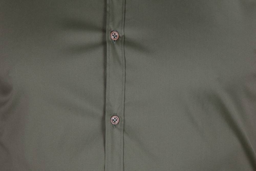 Poggianti Camicia Stretch Collo francese tinta unita PRACCHIA-62M-500-03 Fino al 55% di sconto