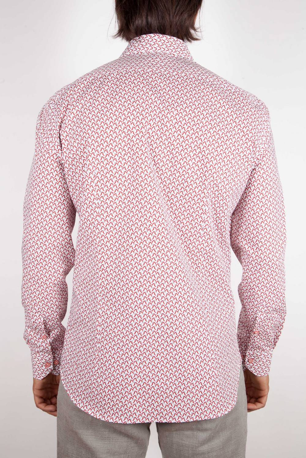 Poggianti Camicia Fantasia Collo francese 317-02 Super sconto