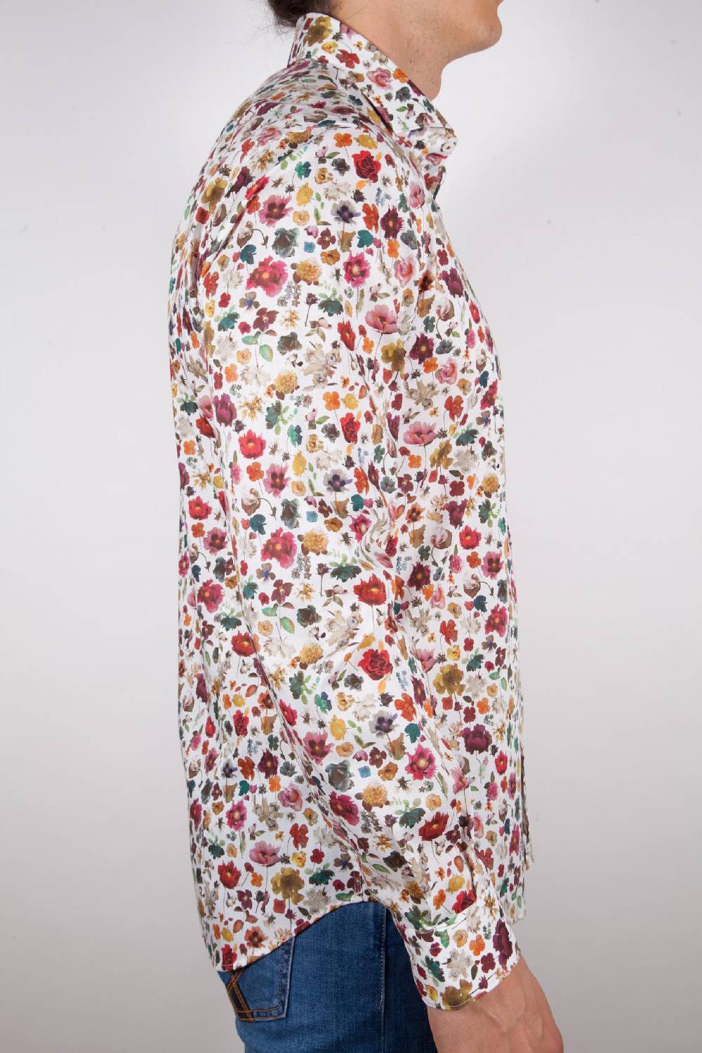 Poggianti Camicia Fantasia Collo Morbido Multicolor Soddisfazione Garantita