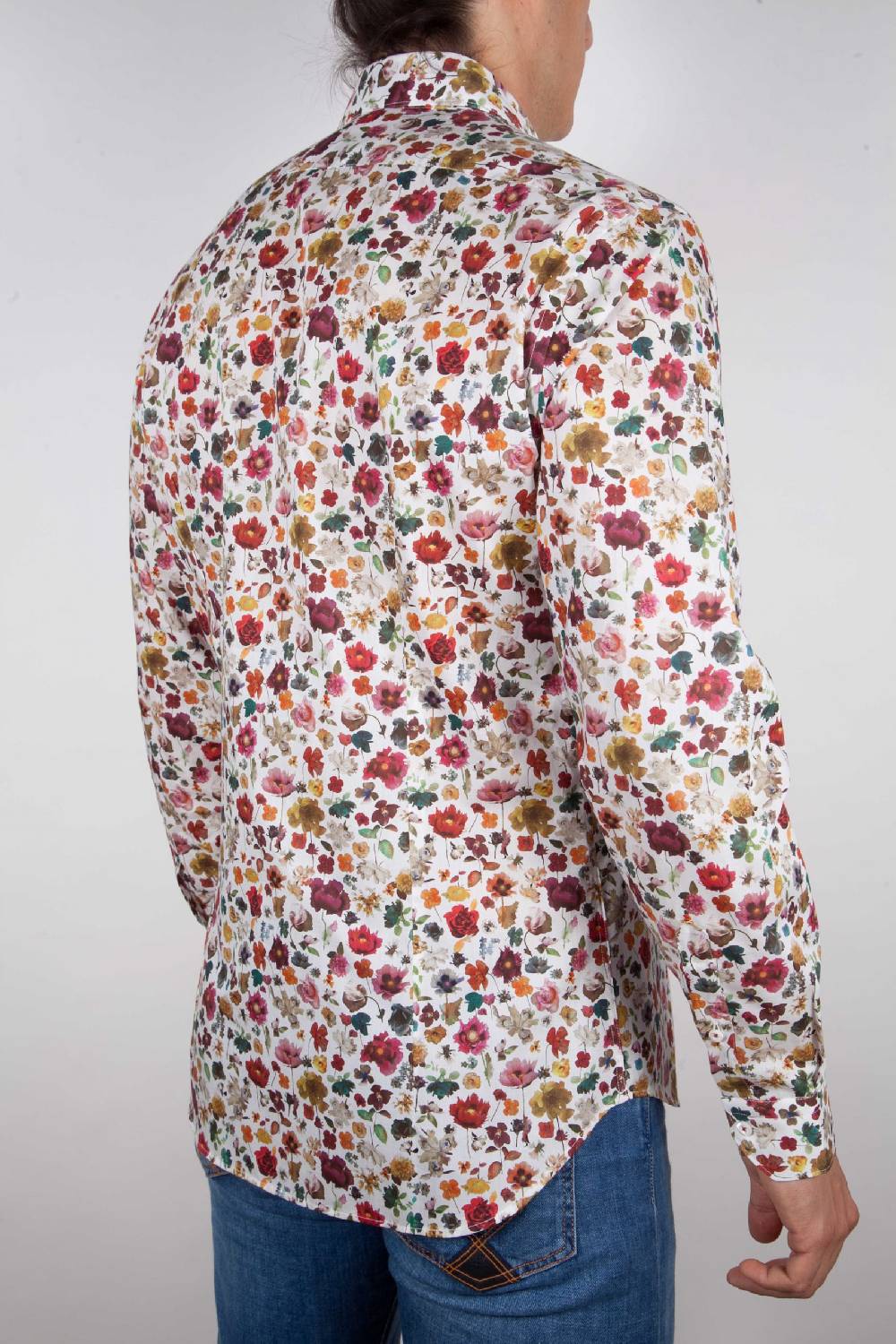 Poggianti Camicia Fantasia Collo Morbido Multicolor Soddisfazione Garantita