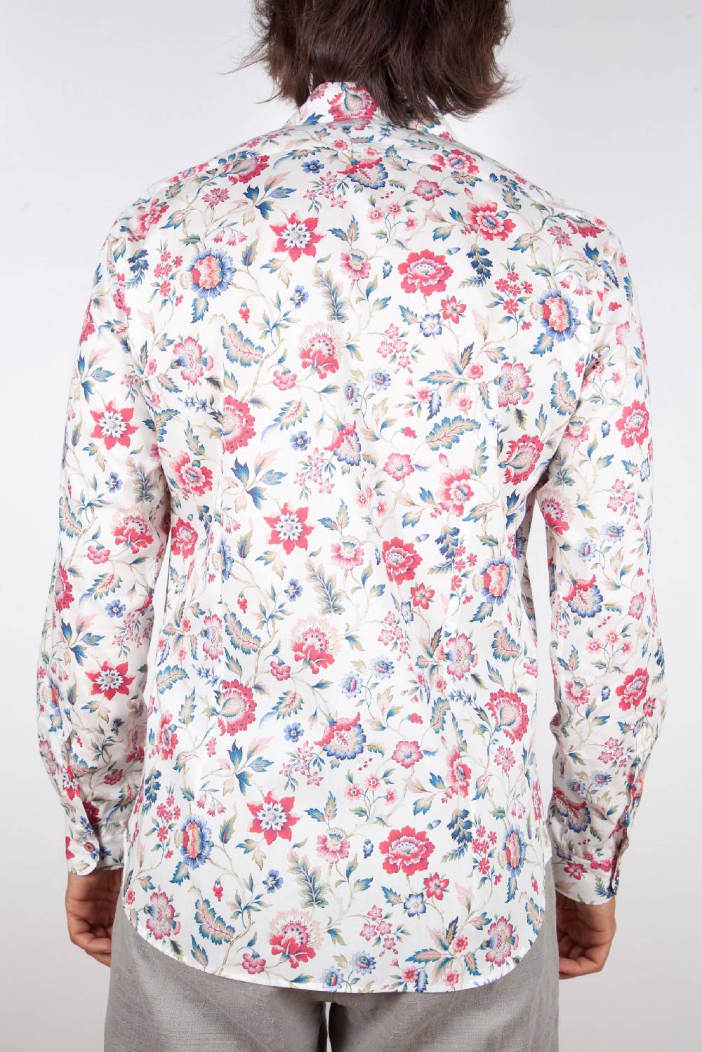 Poggianti Camicia Fantasia Collo Morbido Multicolor Qualità Garantita