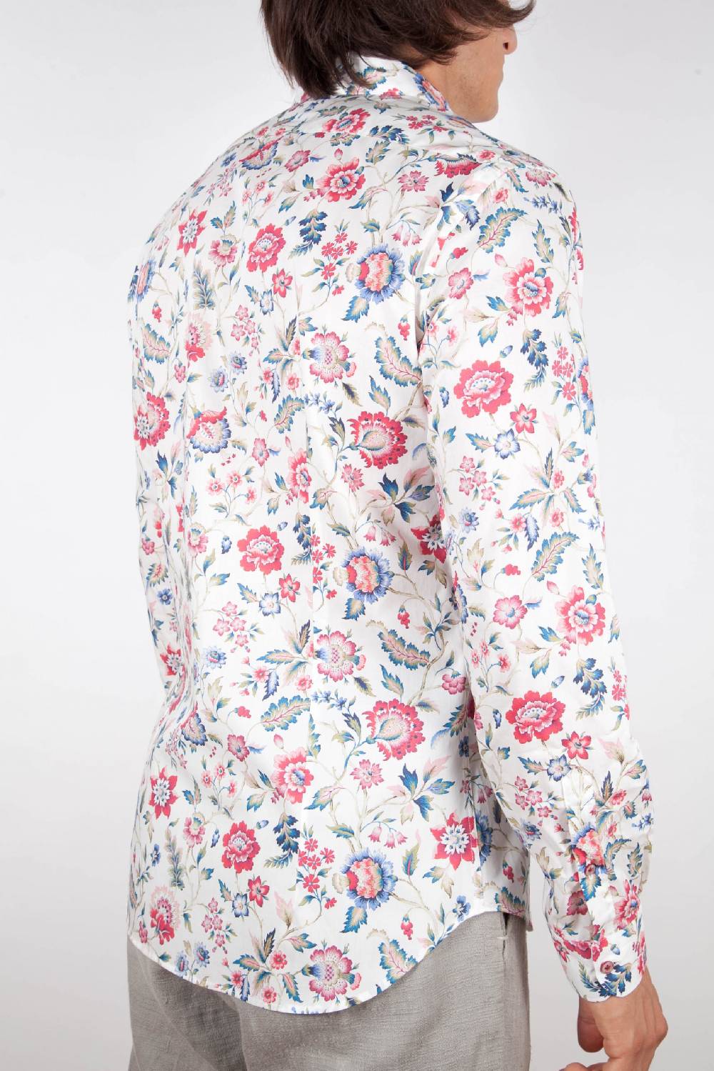 Poggianti Camicia Fantasia Collo Morbido Multicolor Qualità Garantita