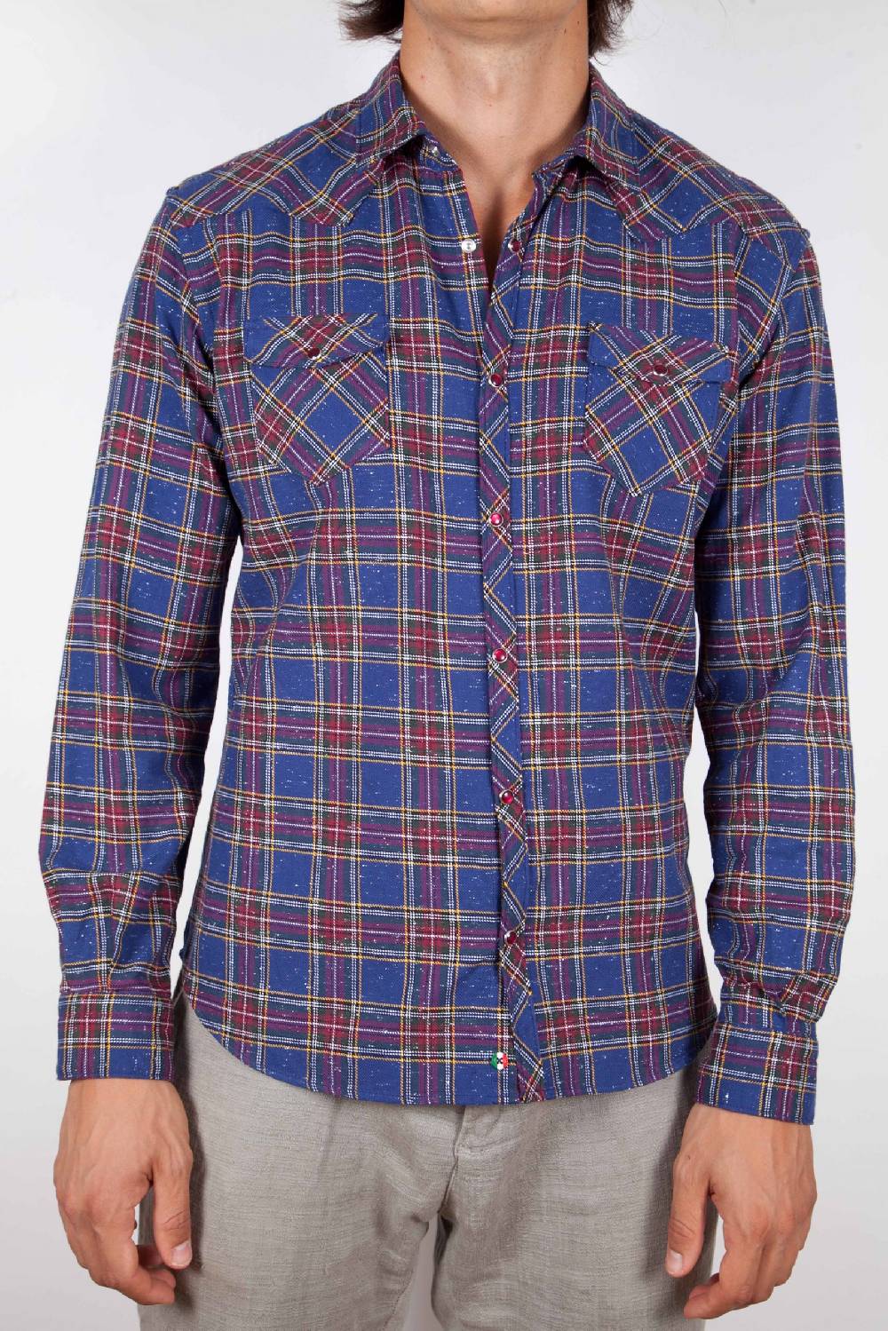 Poggianti Camicia Quadri Prezzo Ridotto