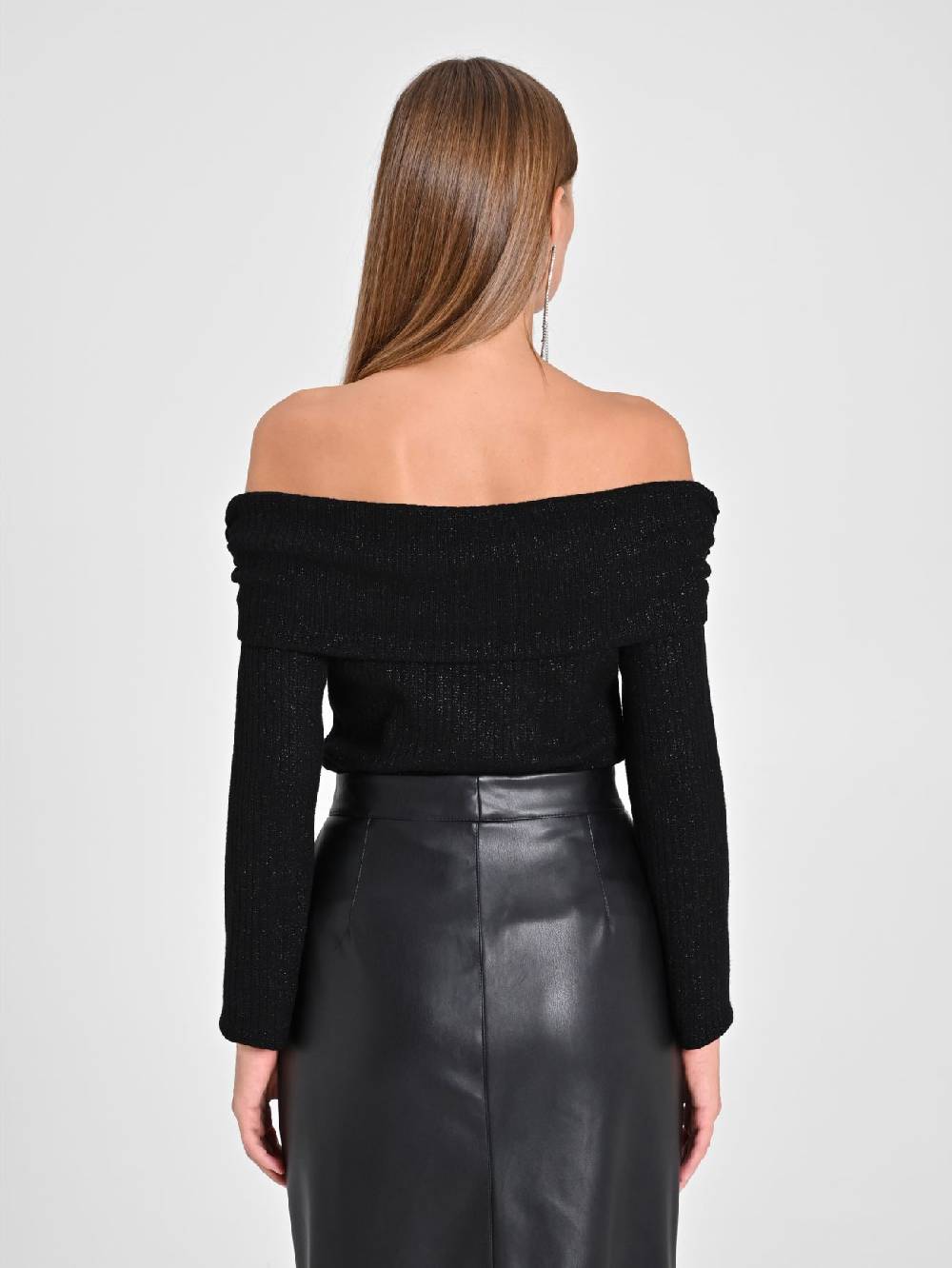 Rinascimento Maglia Lurex Nera Offerta Giorno del Papà