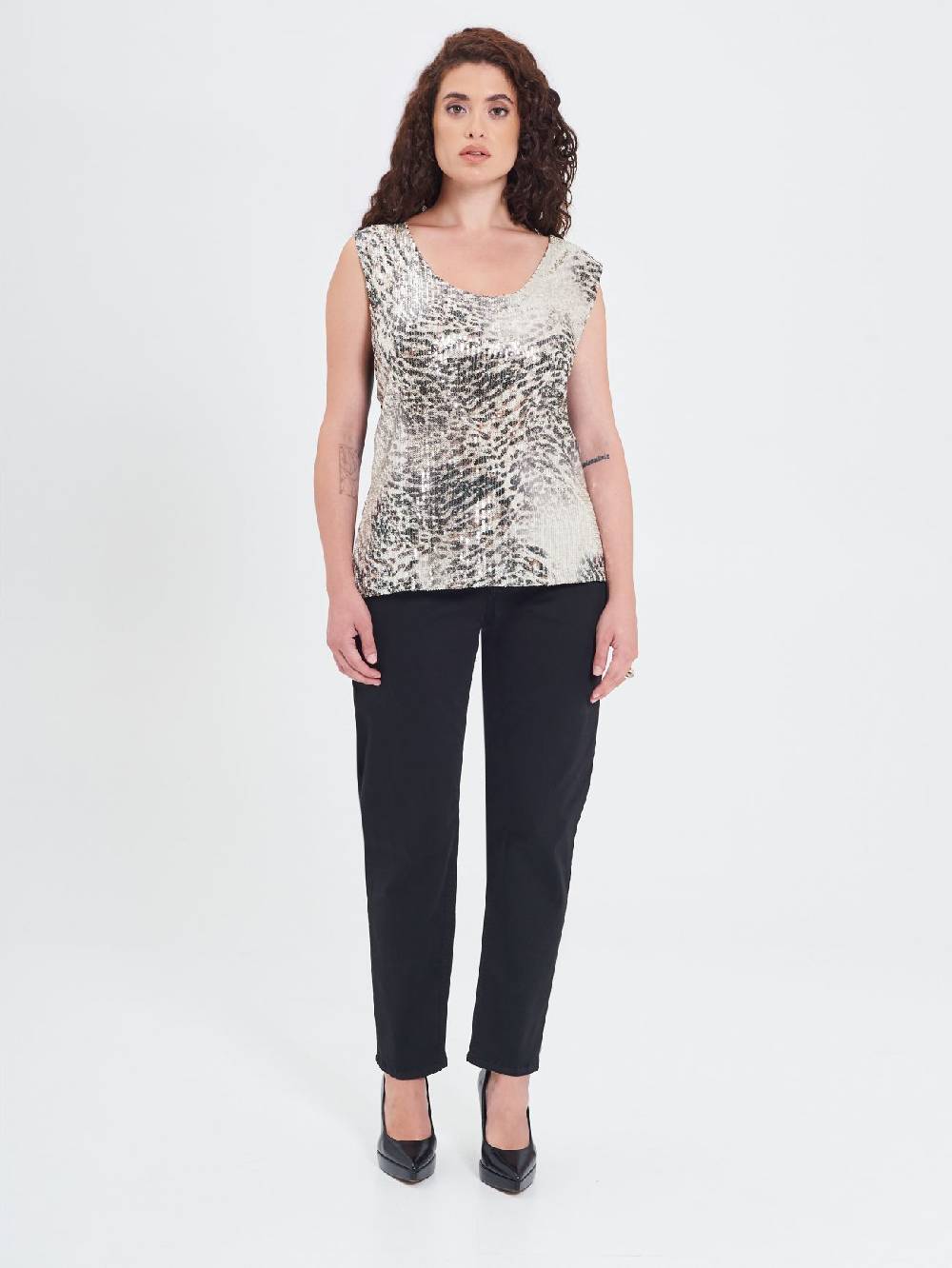 Rinascimento Top Curvy Animalier Enormi risparmi