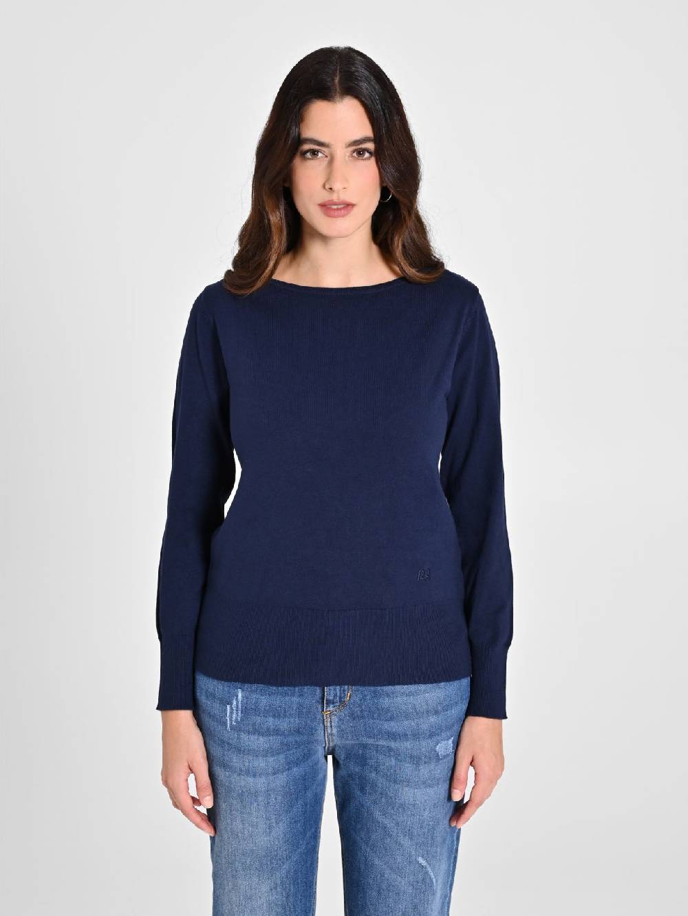 Rinascimento Maglioncino Blu Navy Ecotec® Soddisfazione Garantita