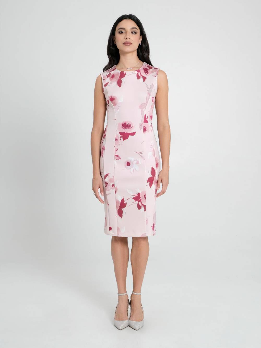 Rinascimento Tubino stampa Rose Promozione Limitata