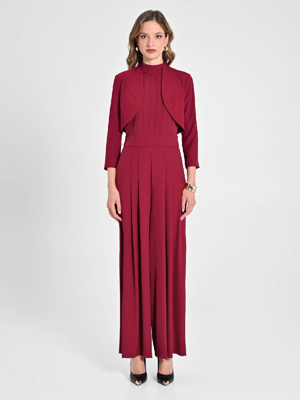 Rinascimento Coprispalle in Cady Bordeaux Sottocosto
