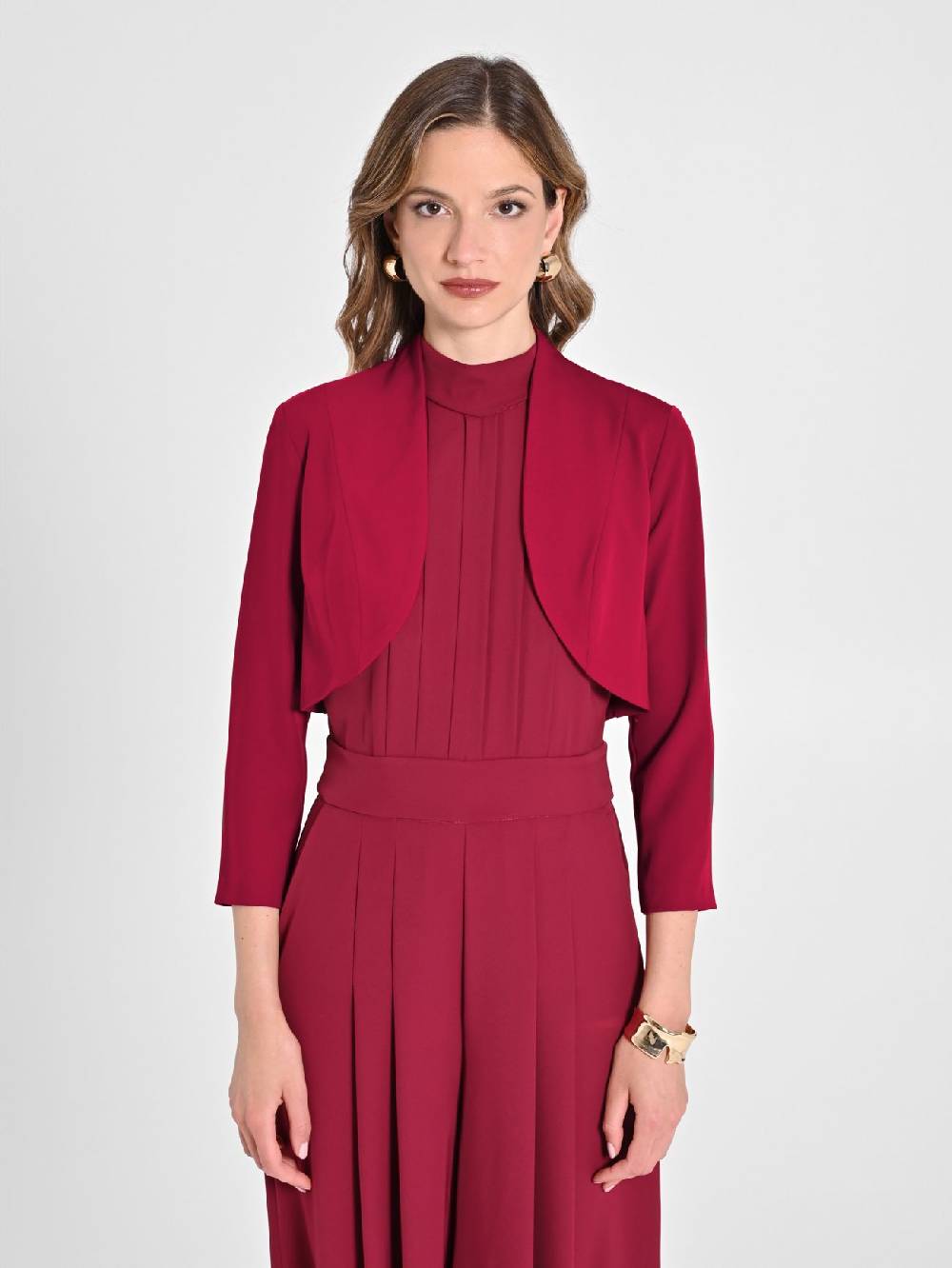 Rinascimento Coprispalle in Cady Bordeaux Sottocosto