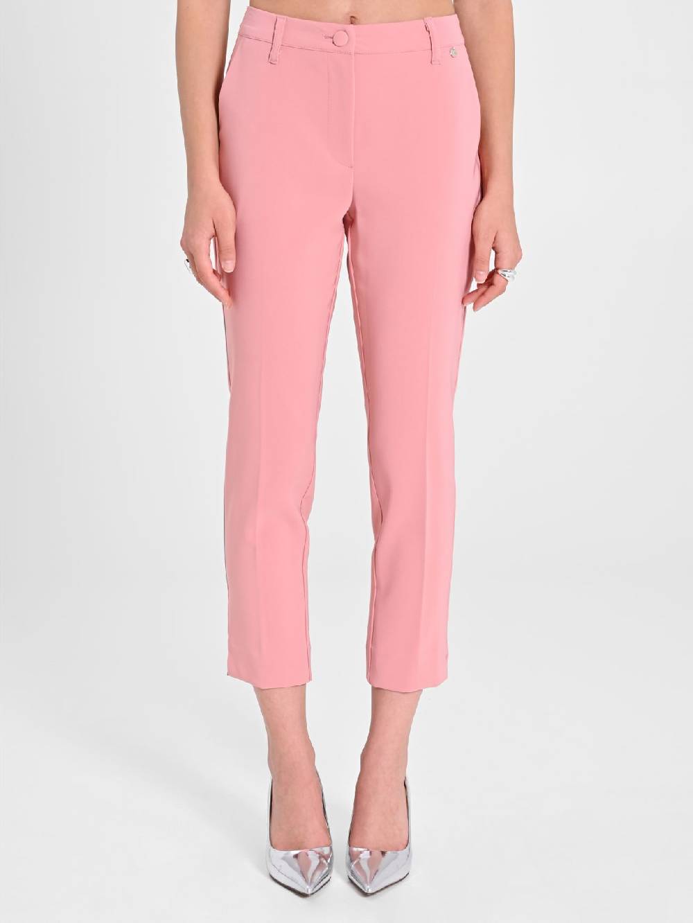 Rinascimento Pantaloni Skinny Rosa Offerta