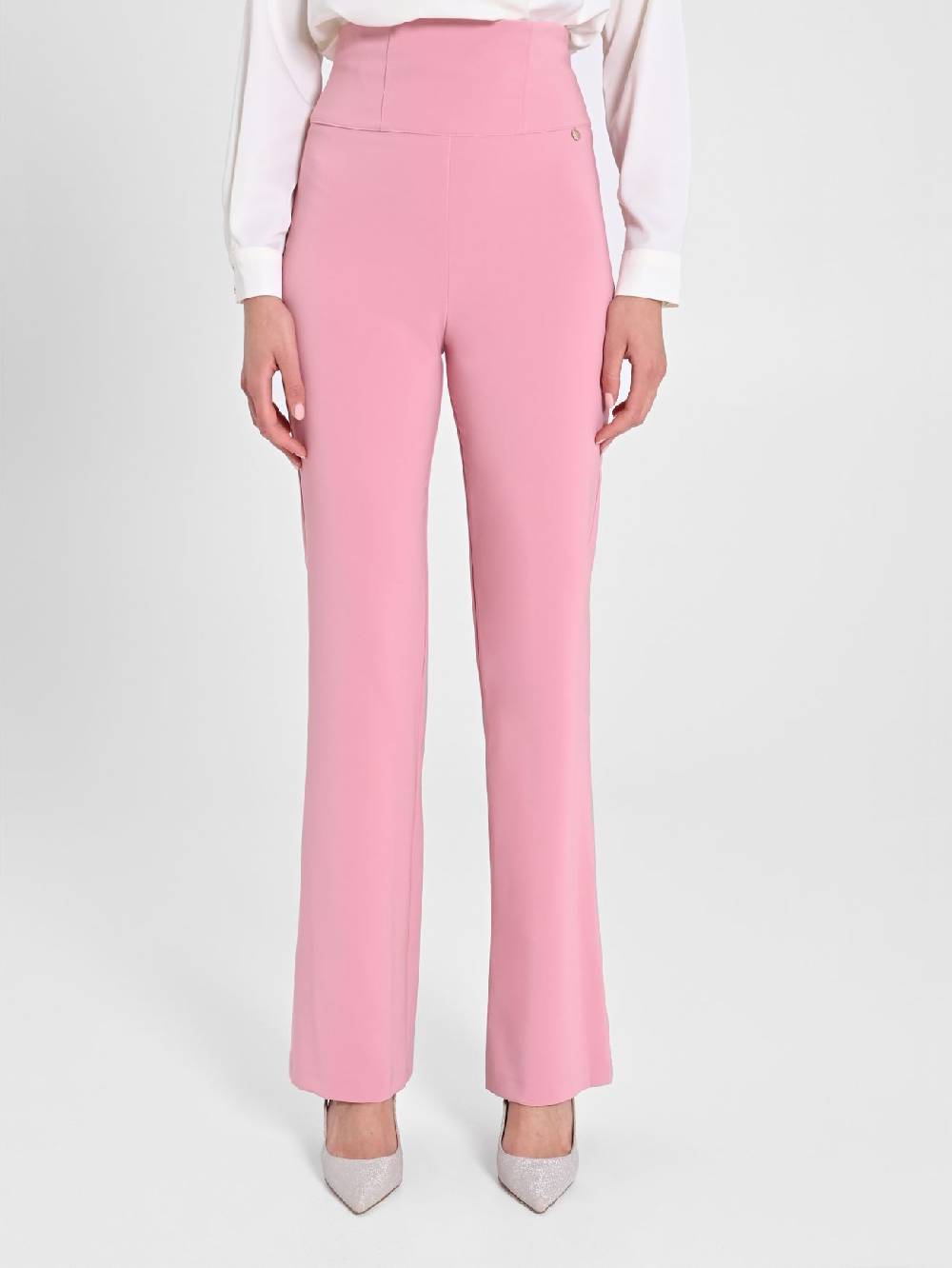 Rinascimento Pantaloni Flared Rosa Antico Online