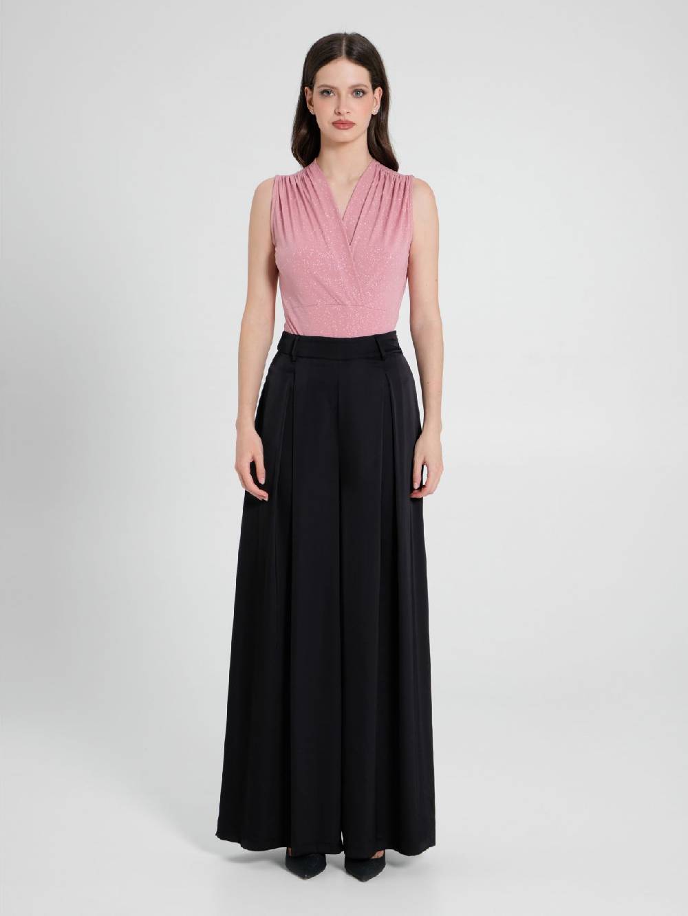 Rinascimento Top Body Microglitter Rosa Outlet