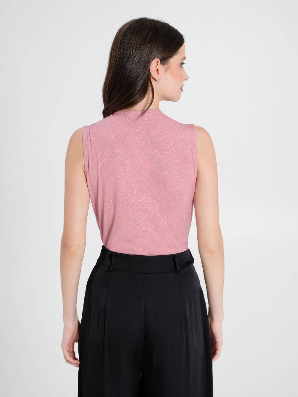 Rinascimento Top Body Microglitter Rosa Outlet