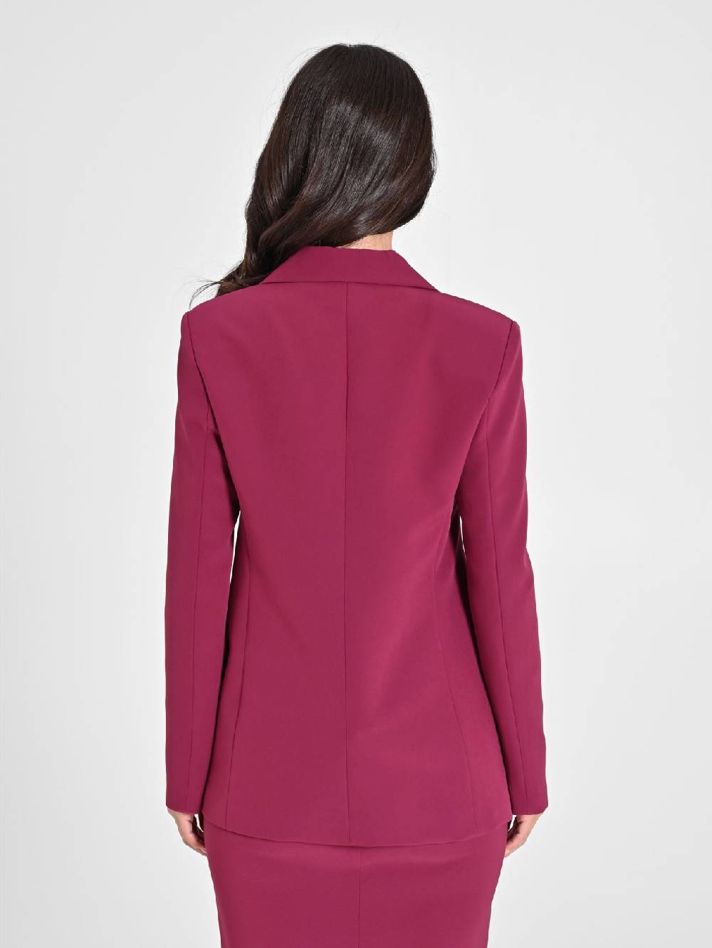 Rinascimento Giacca Doppiopetto Bordeaux Donna In Vendita