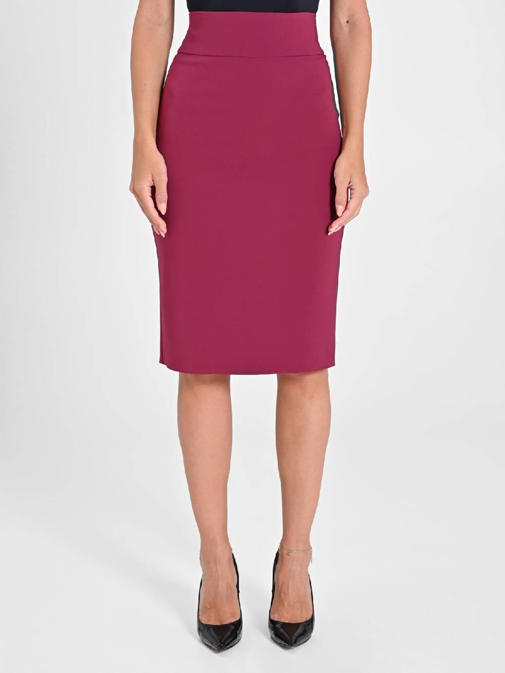 Rinascimento Gonna in Tessuto Tecnico Bordeaux Saldi