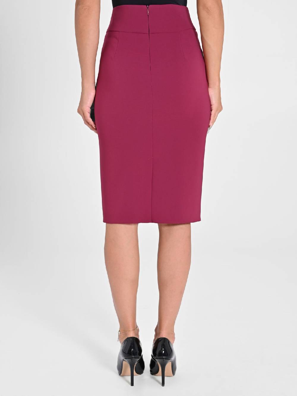 Rinascimento Gonna in Tessuto Tecnico Bordeaux Saldi