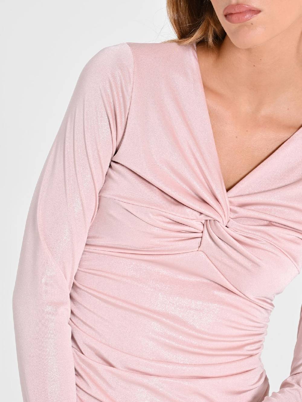 Rinascimento Abito Nodo Rosa Donna Prezzo di fabbrica