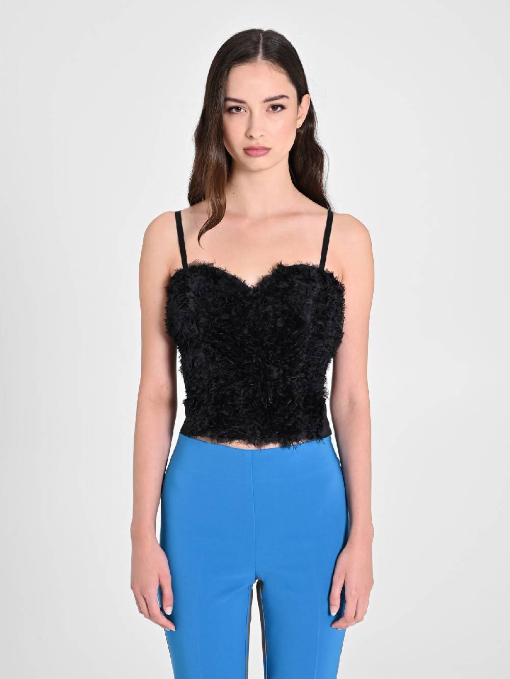 Rinascimento Top Rouches Tulle Shopping online