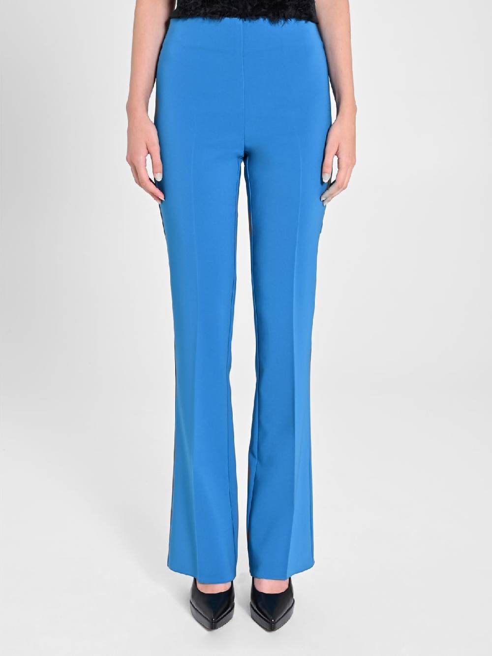 Rinascimento Pantalone Flared Blu Oceano Vendite stagionali