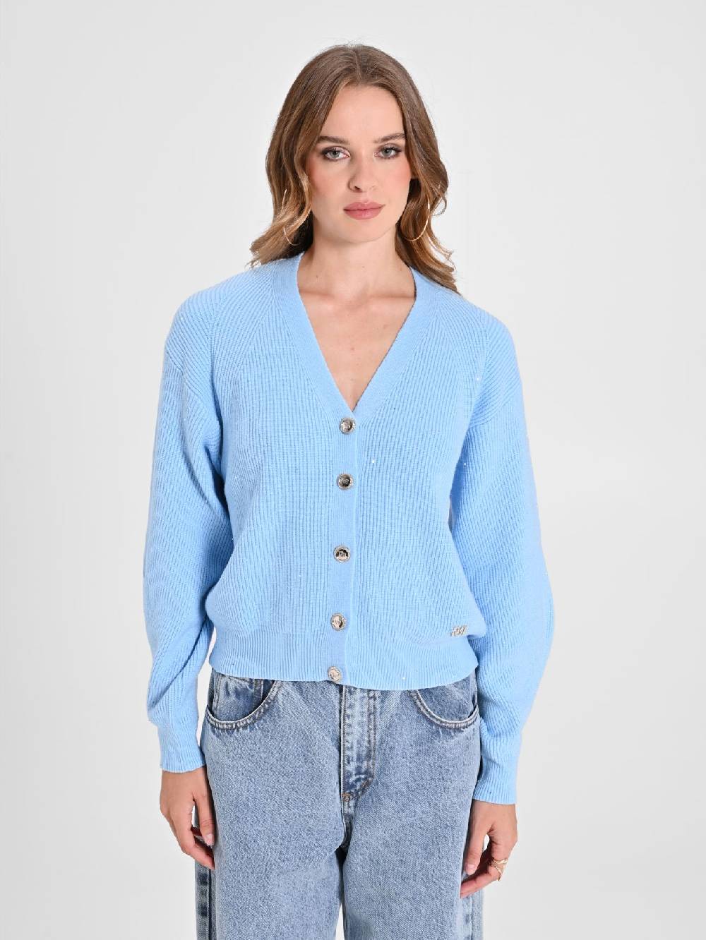Rinascimento Cardigan Azzurro Black Friday