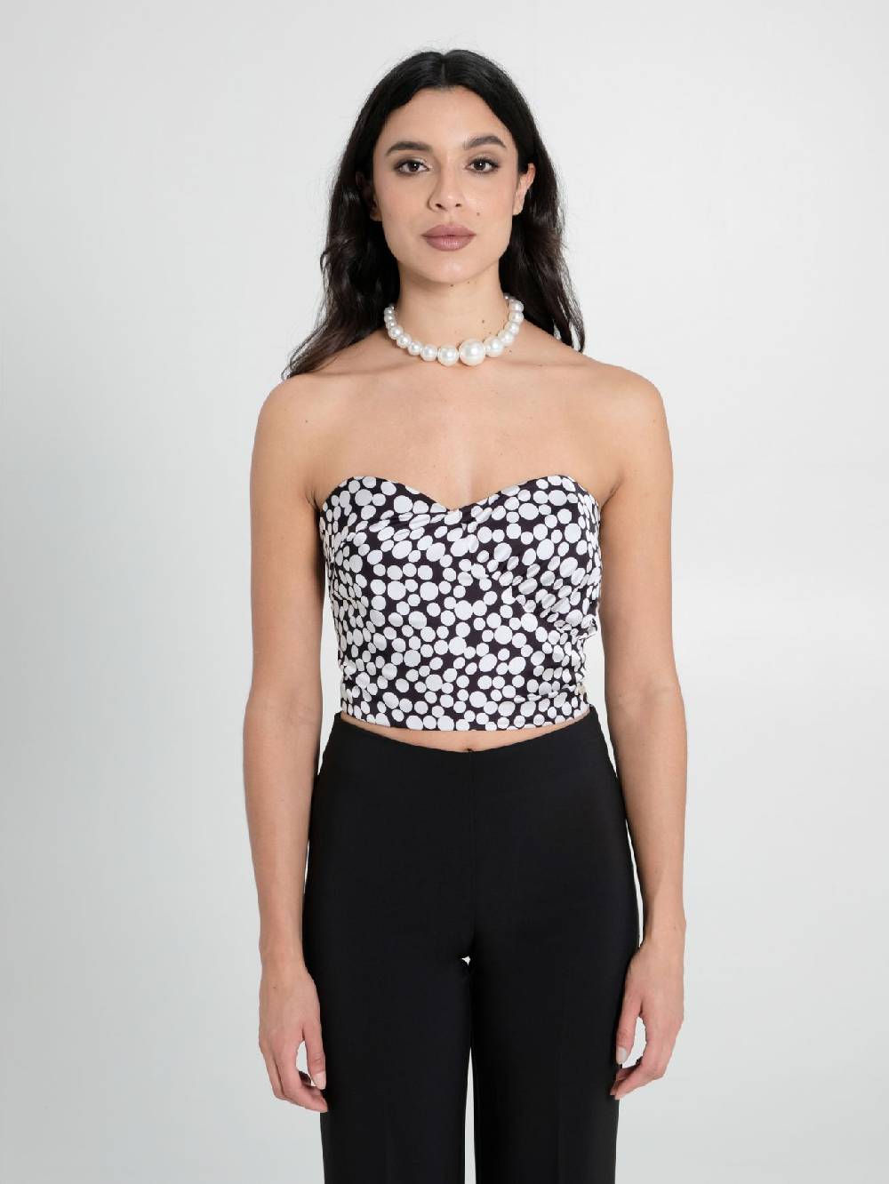 Rinascimento Top Bustier Pois Nuovi prodotti