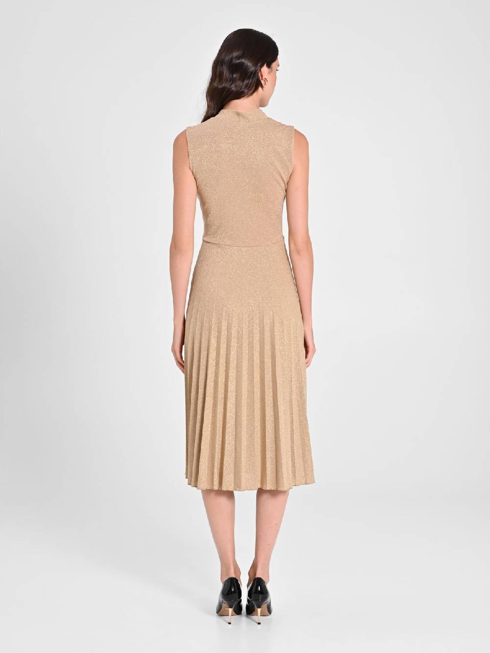 Rinascimento Abito in Lurex Oro Prezzo basso