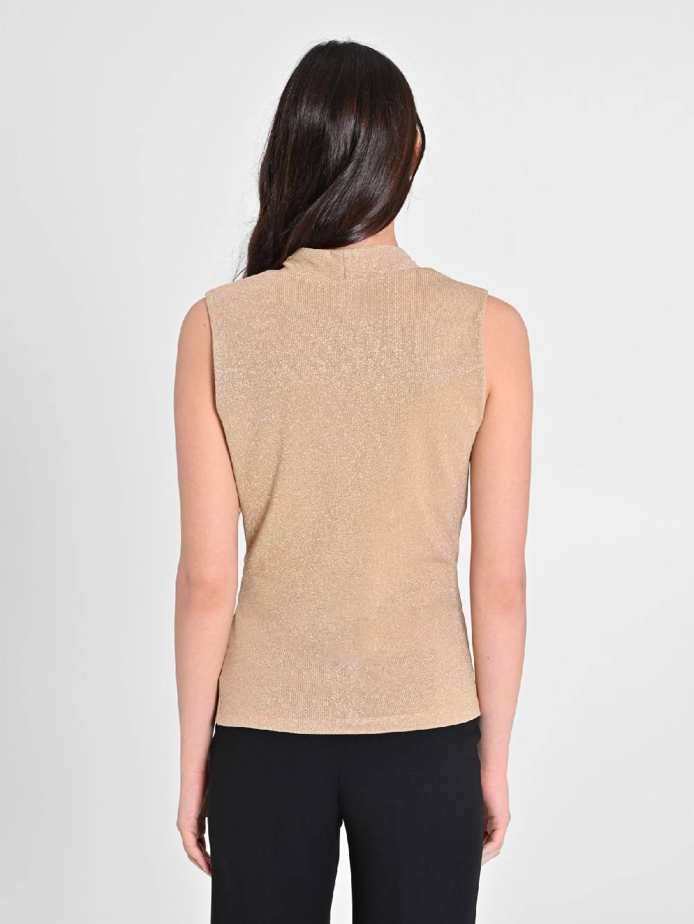 Rinascimento Top in Lurex Oro Super Saving Price