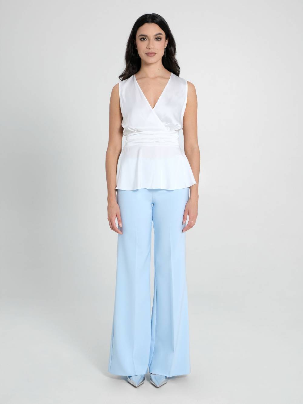 Rinascimento Top in Raso Bianco 2025
