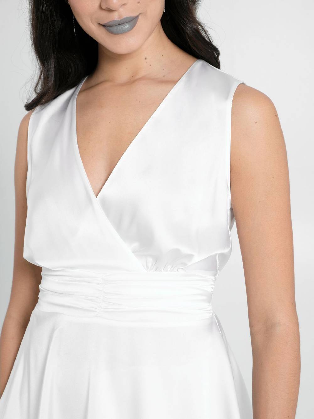 Rinascimento Top in Raso Bianco 2025