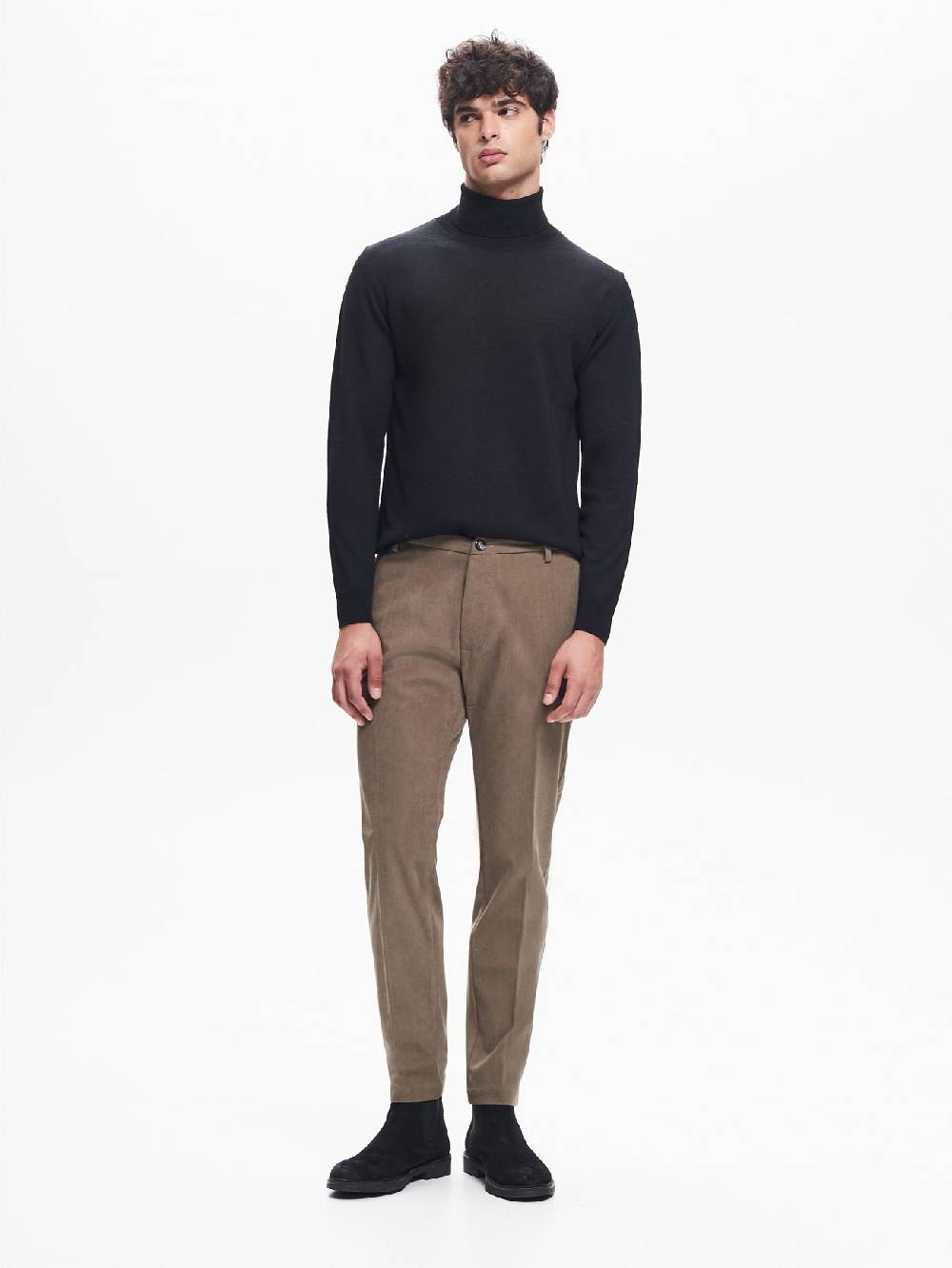 Rinascimento Pantaloni Regular-Fit Uomo Velluto QB24 Outlet