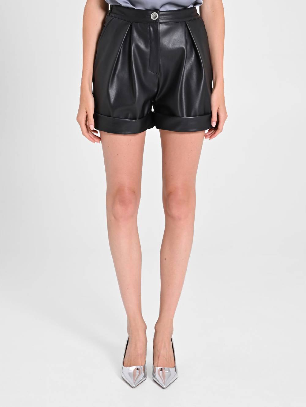 Rinascimento Shorts in simil pelle Offerte stagionali