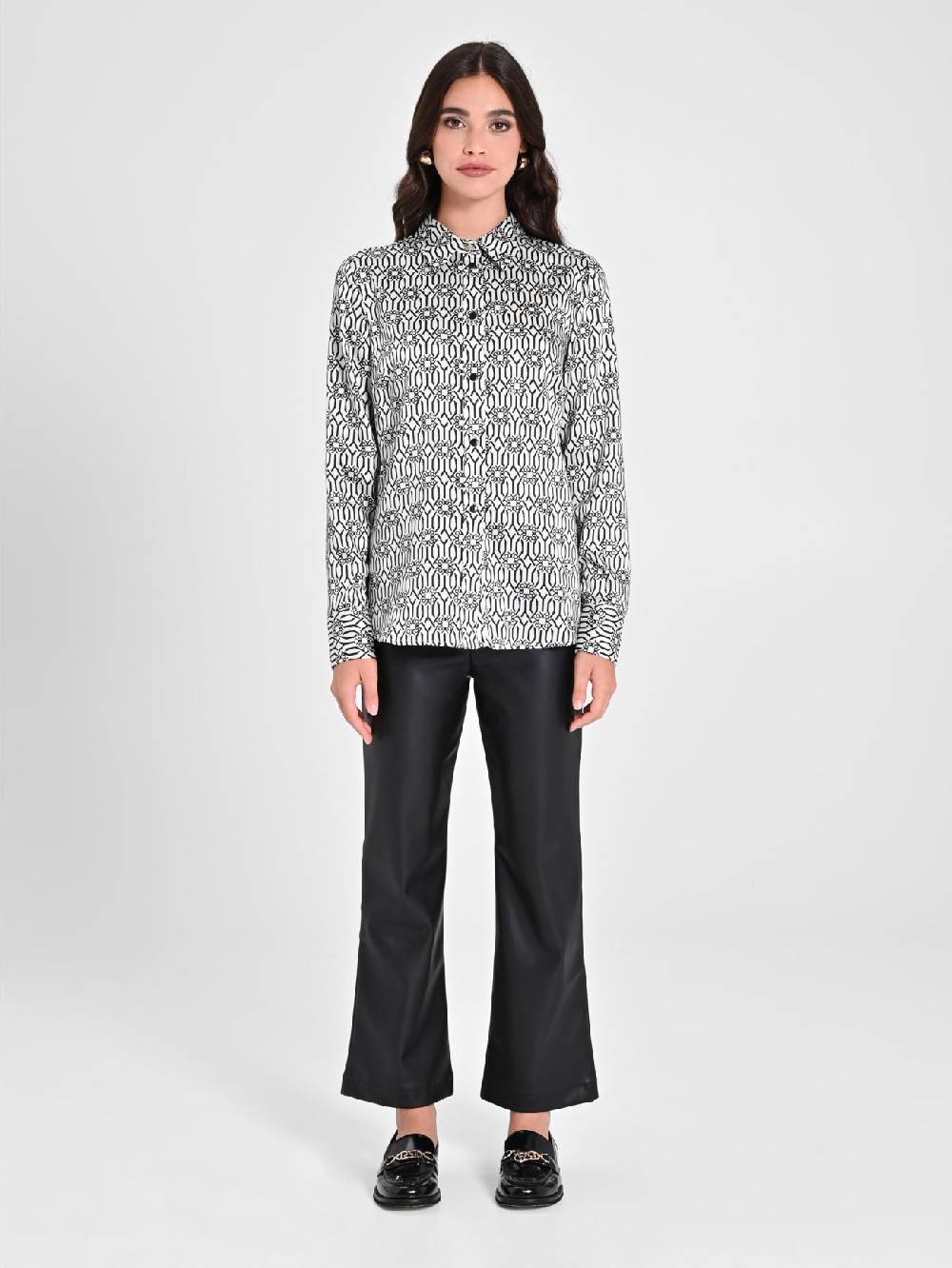 Rinascimento Camicia Monogram Black & White ACQUISTA ORA