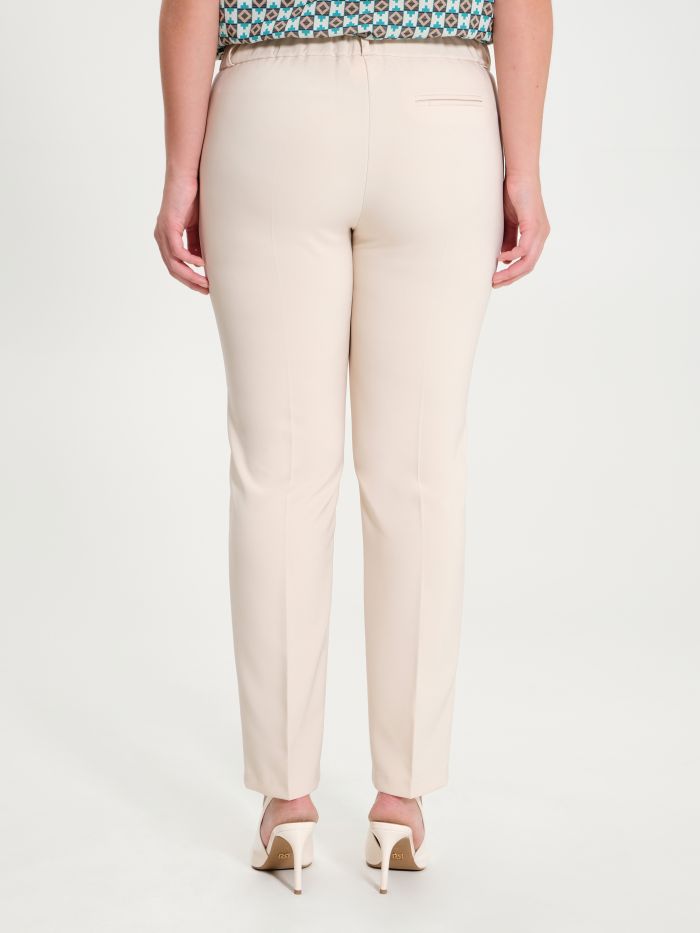 Rinascimento Pantaloni Curvy Beige Black Friday Prezzi