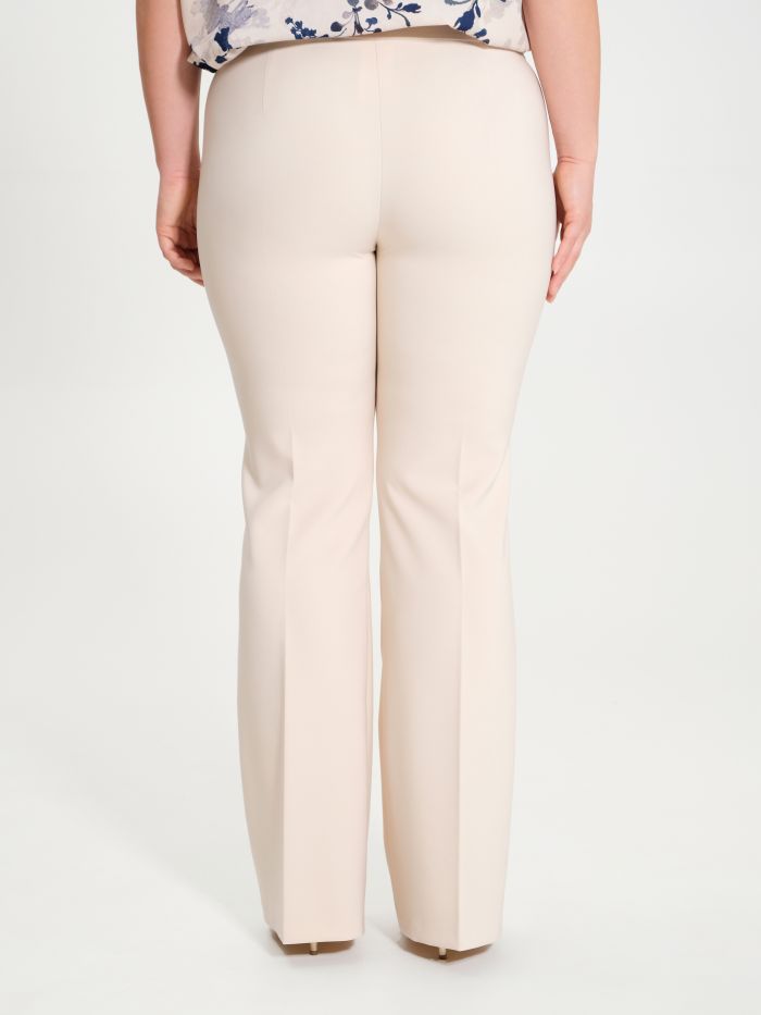 Rinascimento Pantaloni Curvy a Palazzo in Tessuto Tecnico In vendita