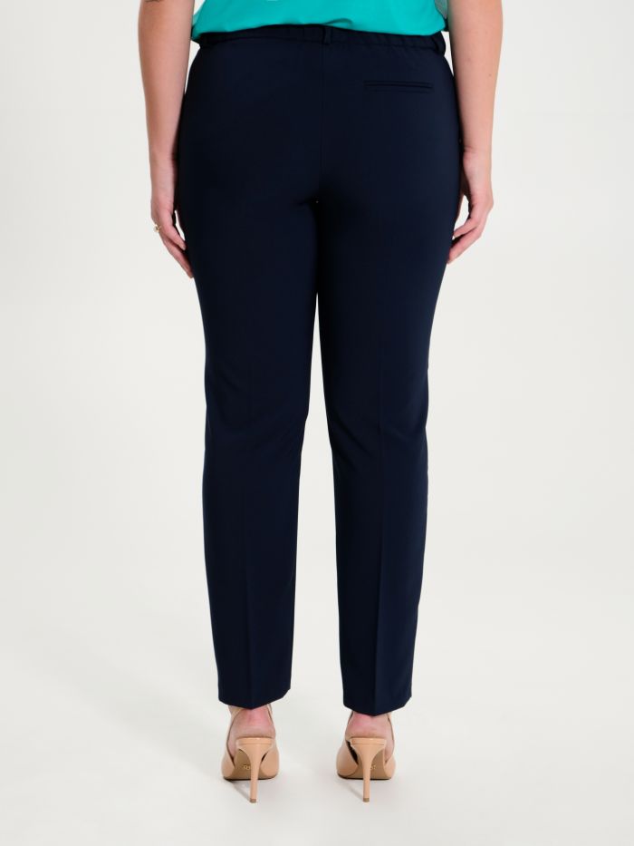 Rinascimento Pantaloni Curvy Blu Navy Duty-free