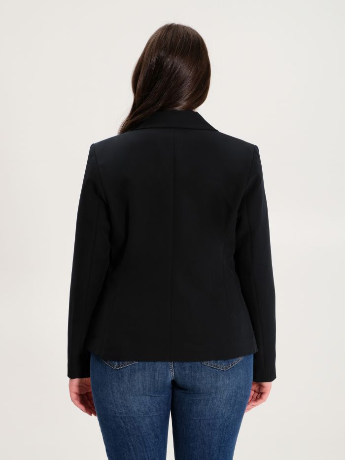 Rinascimento Giacca Curvy 6 Bottoni Nero 50% di sconto per tempo limitato