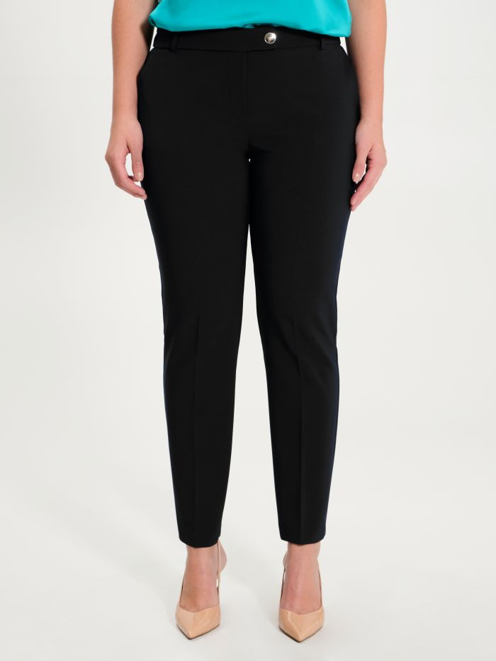 Rinascimento Pantaloni Curvy Nero Sconti questo mese
