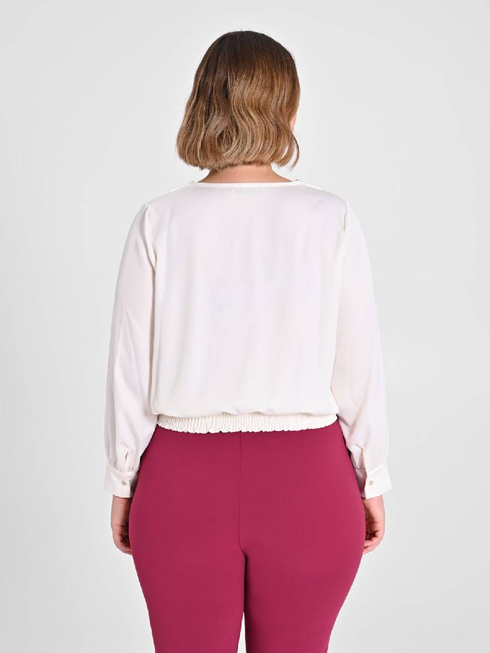 Rinascimento Blusa Curvy color Burro Italy