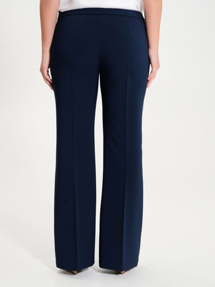 Rinascimento Pantaloni Curvy a Palazzo in Tessuto Tecnico Hotsell