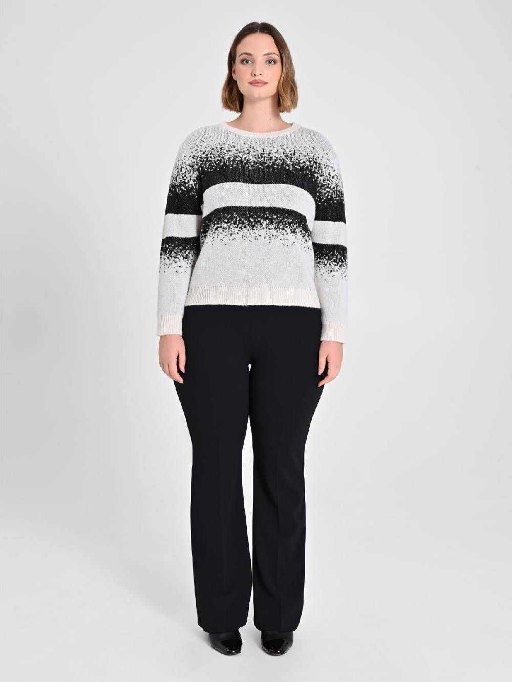 Rinascimento Maglione Curvy Black & White I Più Venduti