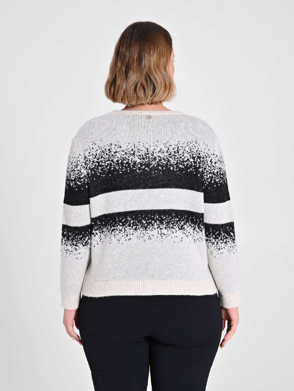 Rinascimento Maglione Curvy Black & White I Più Venduti