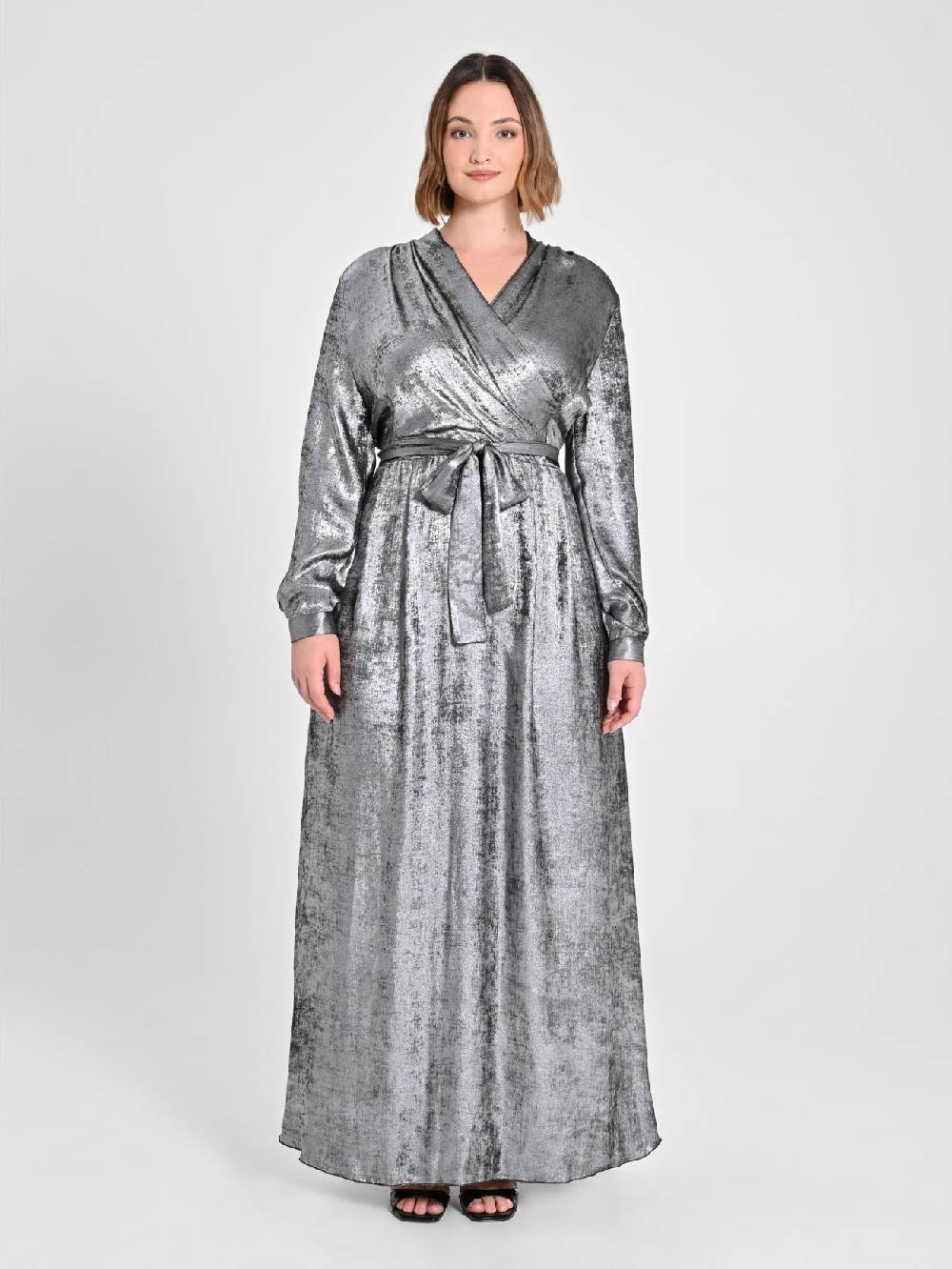 Rinascimento Abito Curvy Argento Vendite Flash